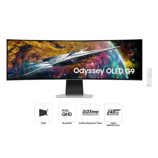 Samsung 49" Odyssey OLED G9 G954C DQHD 240Hz Gaming Monitor - Image 2